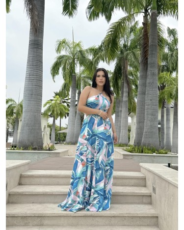 DRESS BLUE MULTI LUX