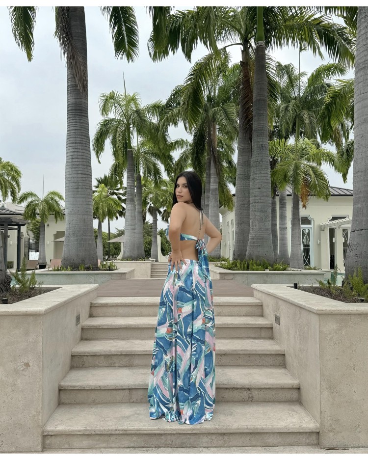 DRESS BLUE MULTI LUX