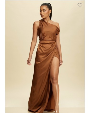 DRESS LD10850 CAFÉ