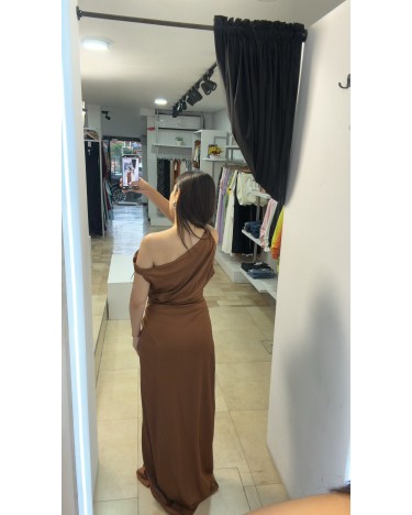 DRESS LD10850 CAFÉ