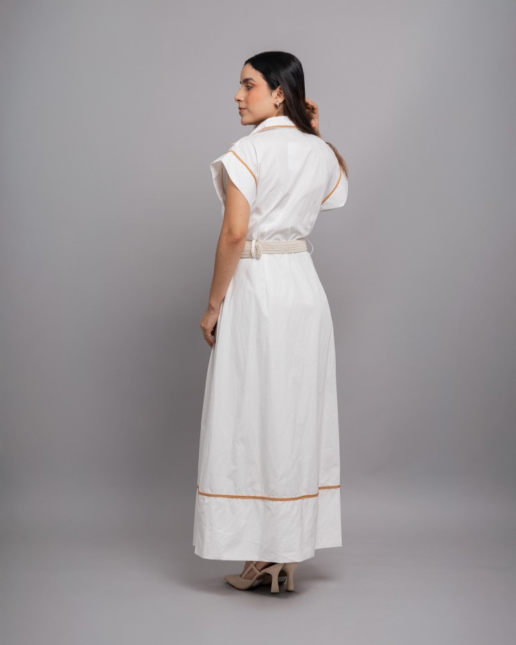 DRESS WHITE LALA