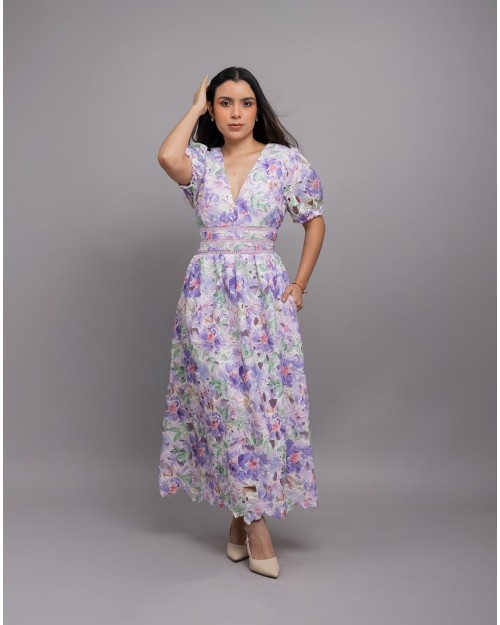 DRESS MULTI LILA