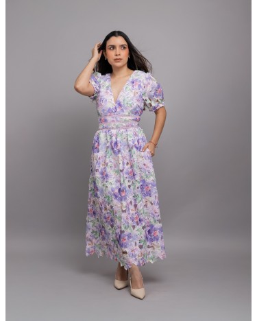 DRESS MULTI LILA