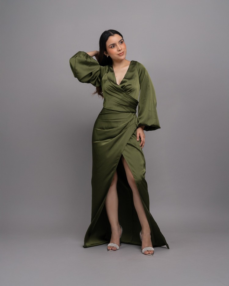 DRESS OLIVE MA