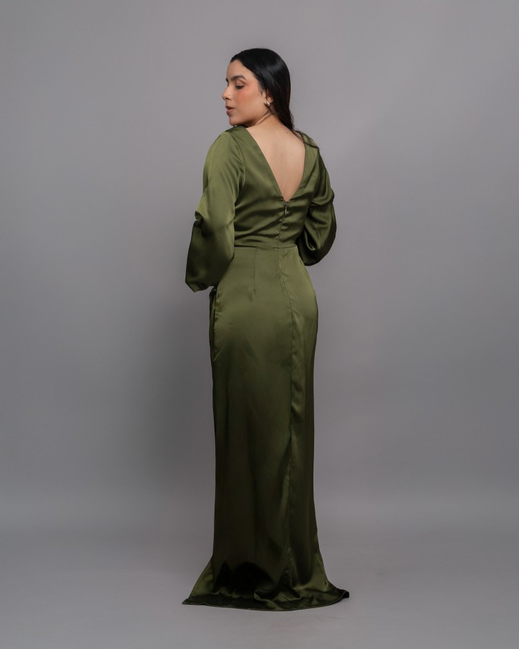 DRESS OLIVE MA