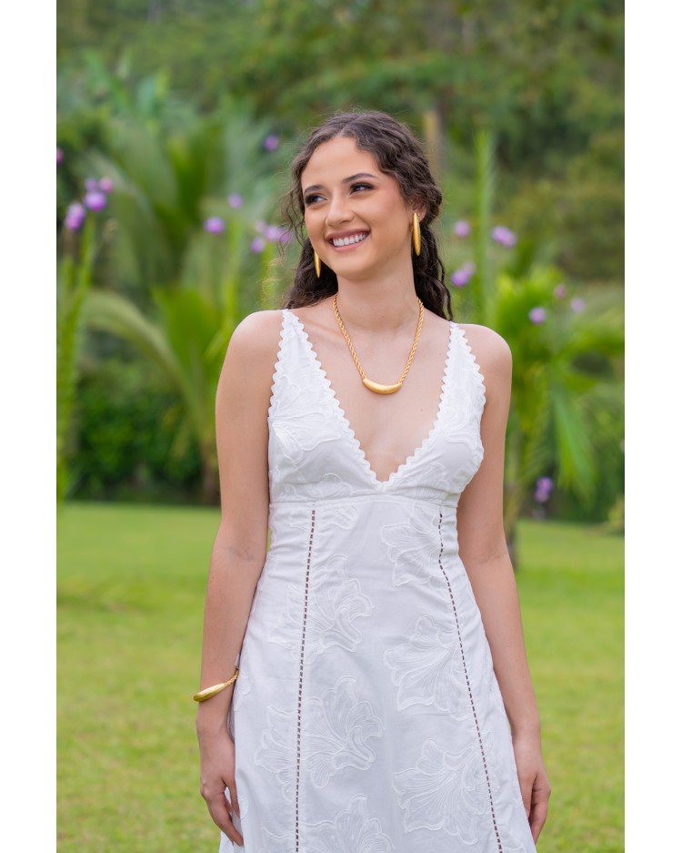 VESTIDO FLOR WHITE