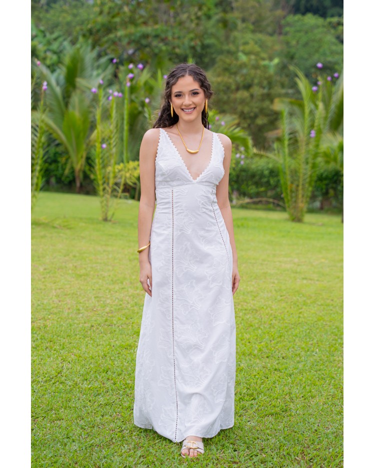 VESTIDO FLOR WHITE