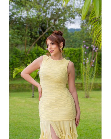 VESTIDO AMARILLO LUX