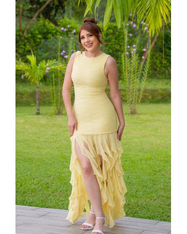 VESTIDO AMARILLO LUX