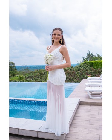 VESTIDO BLANCO LUX