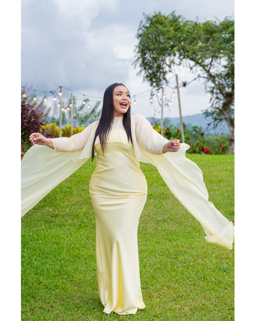 VESTIDO BUTTER SATIN